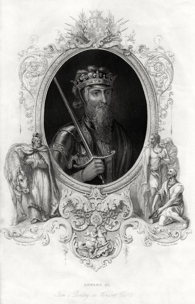 Edward III, Englannin kuningas, 1860 tekijältä Unbekannt
