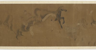 Kahdeksan ratsua ja sulhanen, Ming- tai Qing-dynastia, 1600-luku. tekijältä Unbekannt