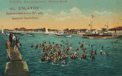 Viehätys itsenäisyys, Sancti-Spiritus. Marianon ranta. Havanna, 1910 tekijältä Unbekannt