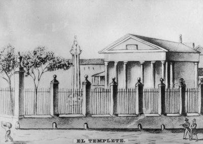 Temppeli, Plaza de Armes, Havanna, Kuuba, vuodelta 1910 tekijältä Unbekannt