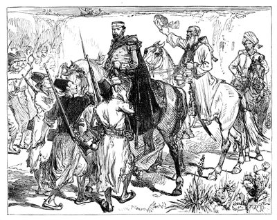 Eldred Pottinger Heratissa, Afganistanissa, c1837, 1900 tekijältä Unbekannt