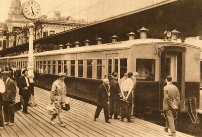 Sähkömoottorijuna, Moskova, Neuvostoliitto, 1920-luku tekijältä Unbekannt