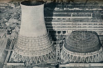 Sähkövoimala Water Ortonissa, Hams Hallissa, lähellä Birminghamia, 1928 tekijältä Unbekannt