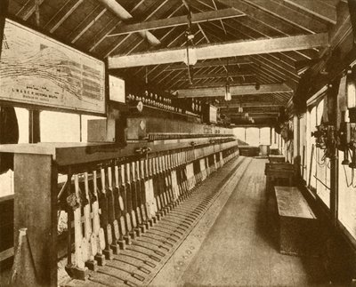 Sähkömekaaninen signaalihytti Victoriassa, Southern Railway, 1930. tekijältä Unbekannt