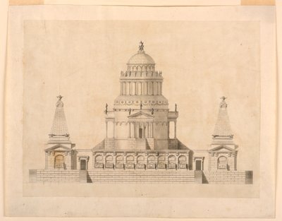 Fantastisen mausoleumin korkeus tekijältä Unbekannt