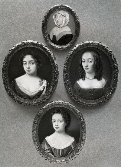 Elizabeth Cromwell, Oliver Cromwellin ja hänen tyttäriensä Maryn, Elizabethin ja Bridgetin äiti, 1899. tekijältä Unbekannt