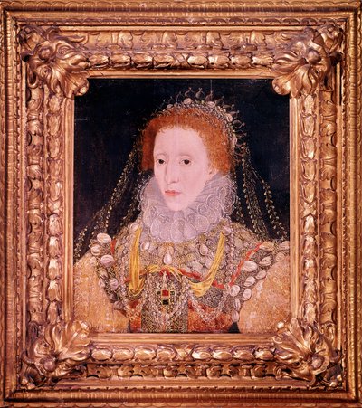 Elizabeth I, Englannin ja Irlannin kuningatar, 1580 tekijältä Unbekannt
