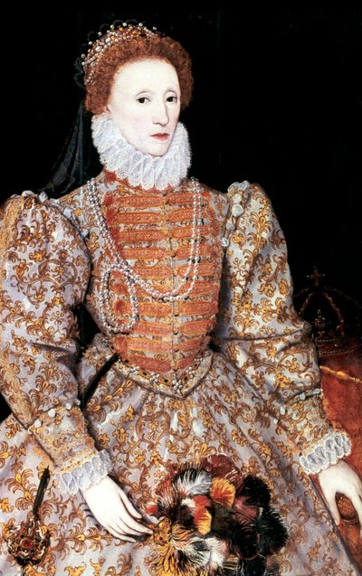 Elizabeth I, Englannin ja Irlannin kuningatar, 1588 tekijältä Unbekannt