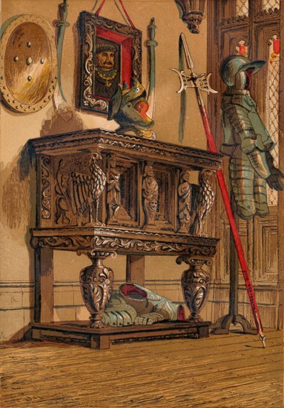 Elisabetin senkki tai hovikaappi, c1845, 1864 tekijältä Unbekannt