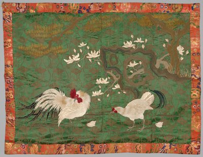 Brodeerattu Fukusa, 1800-luvun loppu - 1900-luvun alku. tekijältä Unbekannt