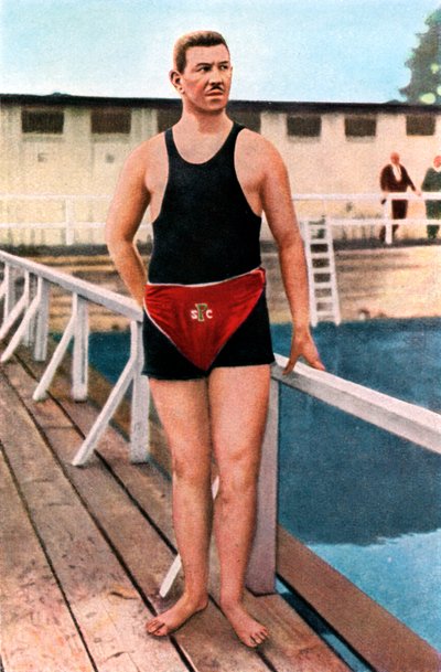 Emil Rausch, saksalainen uimari, olympialaiset, St Louis, USA, 1904, 1936 tekijältä Unbekannt