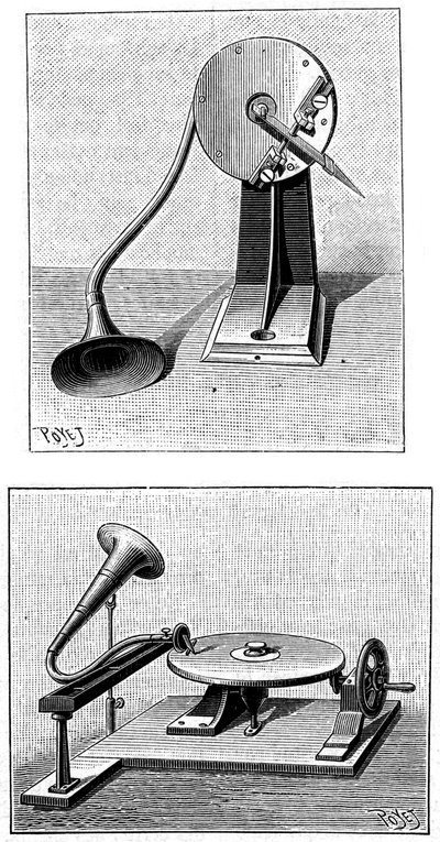 Emile Berliners Gramophone, c1888 tekijältä Unbekannt