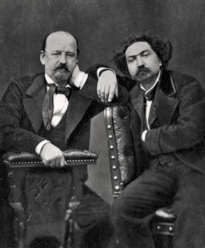 Emile Erckmann ja Alexandre Chatrian, ranskalaiset kirjailijat, 1887 tekijältä Unbekannt
