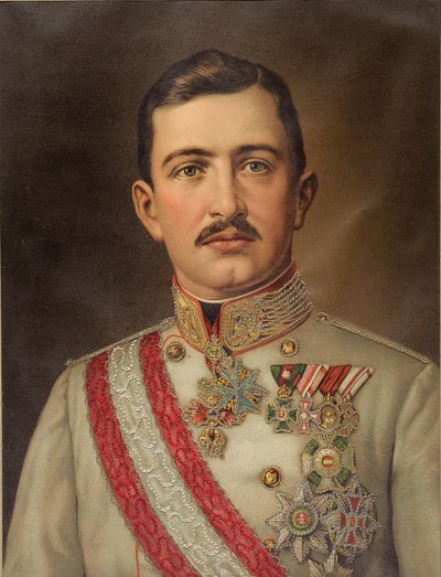 Itävallan keisari Kaarle I 1887-1922, Unkarin kuningas, n. 1917. tekijältä Unbekannt