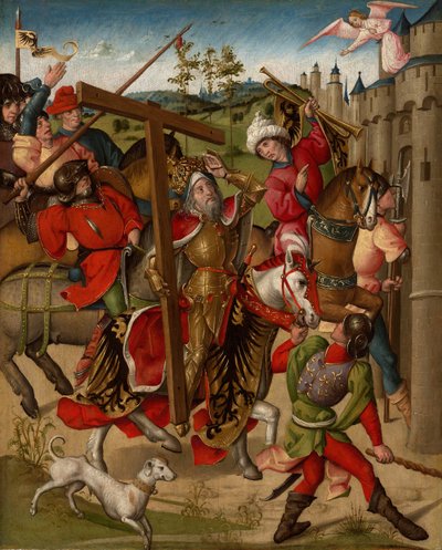 Keisari Heraclius kielsi pääsyn Jerusalemiin, 146080. tekijältä Unbekannt