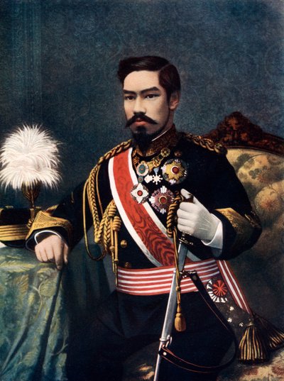 Japanin keisari Meiji, 1800-luvun loppu - 1900-luvun alku tekijältä Unbekannt