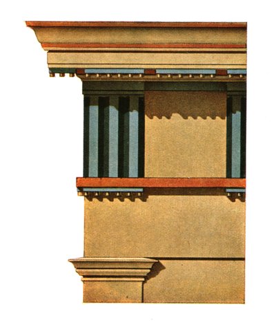 Prostylojen esikuva Selinuntessa, Italiassa, 1928. tekijältä Unbekannt