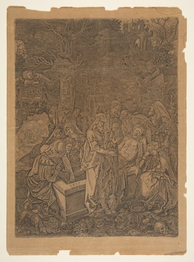 Hautaus, 1800-luku. tekijältä Unbekannt