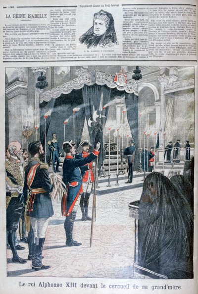 Espanjalaisen Isabella II:n hautaus, El Escorialin luostari, 1904 tekijältä Unbekannt