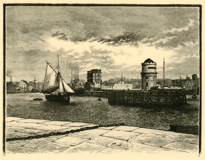 Sisäänkäynti Douglasin satamaan, 1898. tekijältä Unbekannt