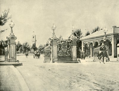 Sisäänkäynti hallituksen taloon, Melbourne, 1901. tekijältä Unbekannt