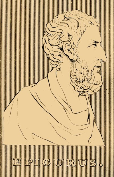 Epikuros, 341-270 eKr., 1830 tekijältä Unbekannt