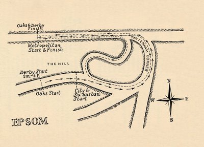 Epsom Race Course, 1940 tekijältä Unbekannt