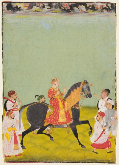 Equestrian Raj Singh II, Pratap Singh r. 1752-55, n. 1760. tekijältä Unbekannt
