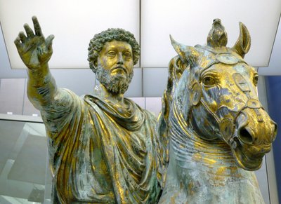 Marcus Aureliuksen ratsastuspatsas, 161-180 tekijältä Unbekannt