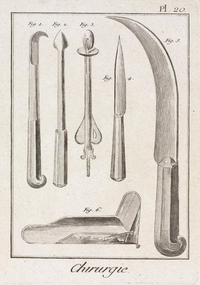 Varusteet, Early-Modern kirurgiset veitset tekijältä Unbekannt