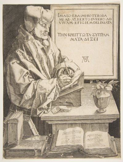 Erasmus of Rotterdam copy.n.d. tekijältä Unbekannt