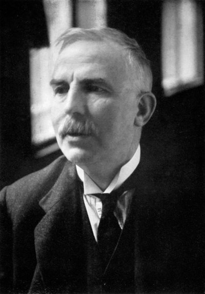 Ernest Rutherford 1871-1937, Nobel-palkittu atomifyysikko, c1908 tekijältä Unbekannt