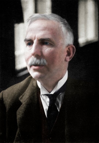 Ernest Rutherford 1871-1937, Nobel-palkittu atomifyysikko, c1908. tekijältä Unbekannt