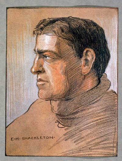 Ernest Shackleton, brittiläinen tutkimusmatkailija, 1909 tekijältä Unbekannt