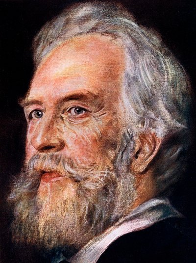 Ernst Haeckel, saksalainen eläintieteilijä ja evolutionisti, 1899 tekijältä Unbekannt