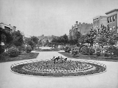 Eutaw Place katselee pohjoista, Baltimore, Md., c1897. tekijältä Unbekannt