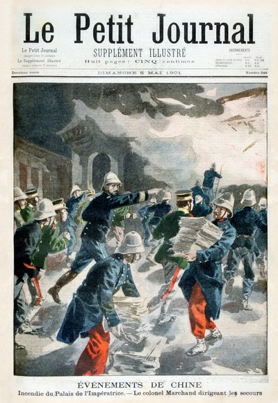 Tapahtumia Kiinassa, tapaus keisarillisen palatsin yhteydessä, 1901 tekijältä Unbekannt