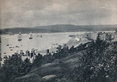 Exmouth - Näkymä, jossa näkyy ranta ja vastakkainen ranta, 1895 tekijältä Unbekannt