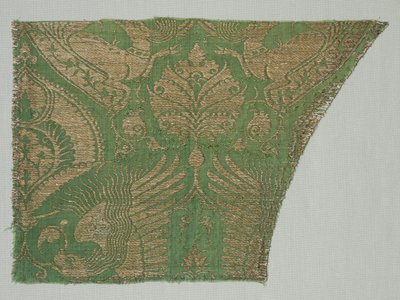 Eksoottinen kultakuvioinen silkki, 1360-1400. tekijältä Unbekannt