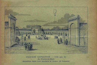 Ranskan teollisuuden tuotteiden näyttely, Pariisi, 1798 Bon Marchésta, 1900. tekijältä Unbekannt