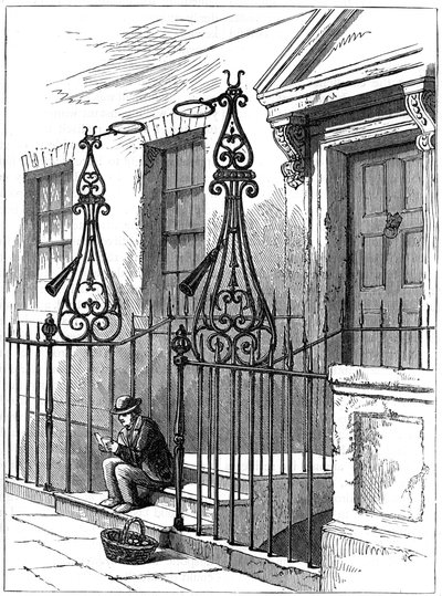 Sammuttimet Berkeley Squarella, Lontoossa, 1891 tekijältä Unbekannt