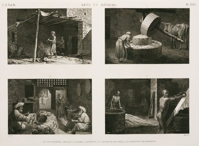 Valmistus, Muut Erilaiset mökkiteollisuudet, Egypti, n. 1798 tekijältä Unbekannt