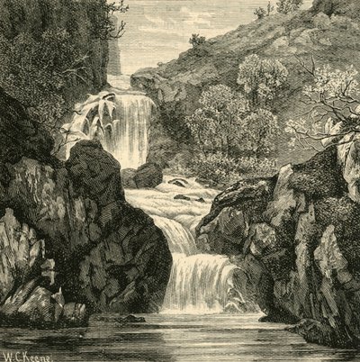 Fall in the Devils Glen, 1898. tekijältä Unbekannt