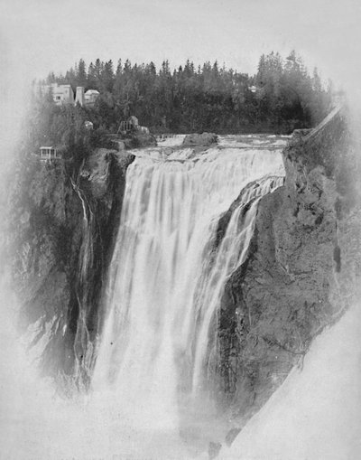 Falls of Montmorency, Quebec, 1897. tekijältä Unbekannt