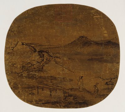 Albumilehteksi asennettu tuuletin, Ming-dynastia, 1368-1644. tekijältä Unbekannt