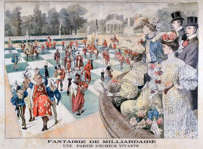 Miljardöörin fantasia: ihmisten shakkipeli, 1904 tekijältä Unbekannt