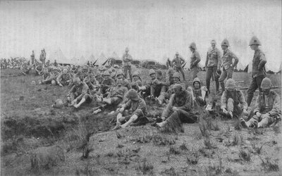Jalkojen tarkastus Estcourtissa, 1902 tekijältä Unbekannt