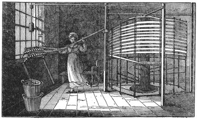 Naispuolinen silkkityöntekijä, Spitalfields, Lontoo, 1833 tekijältä Unbekannt