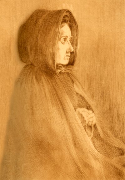 Rukoileva nainen, 1908. tekijältä Unbekannt