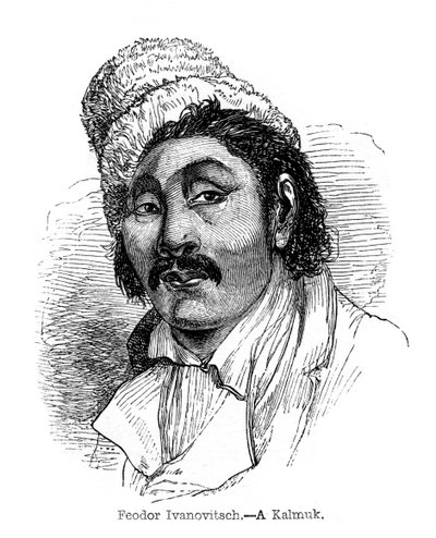 Feodor Ivanovitsch - Kalmuk, 1848 tekijältä Unbekannt